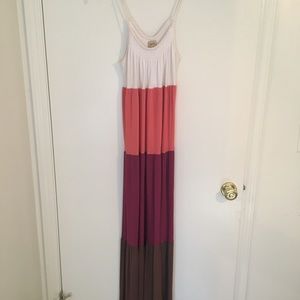 Ella Moss color block dress.